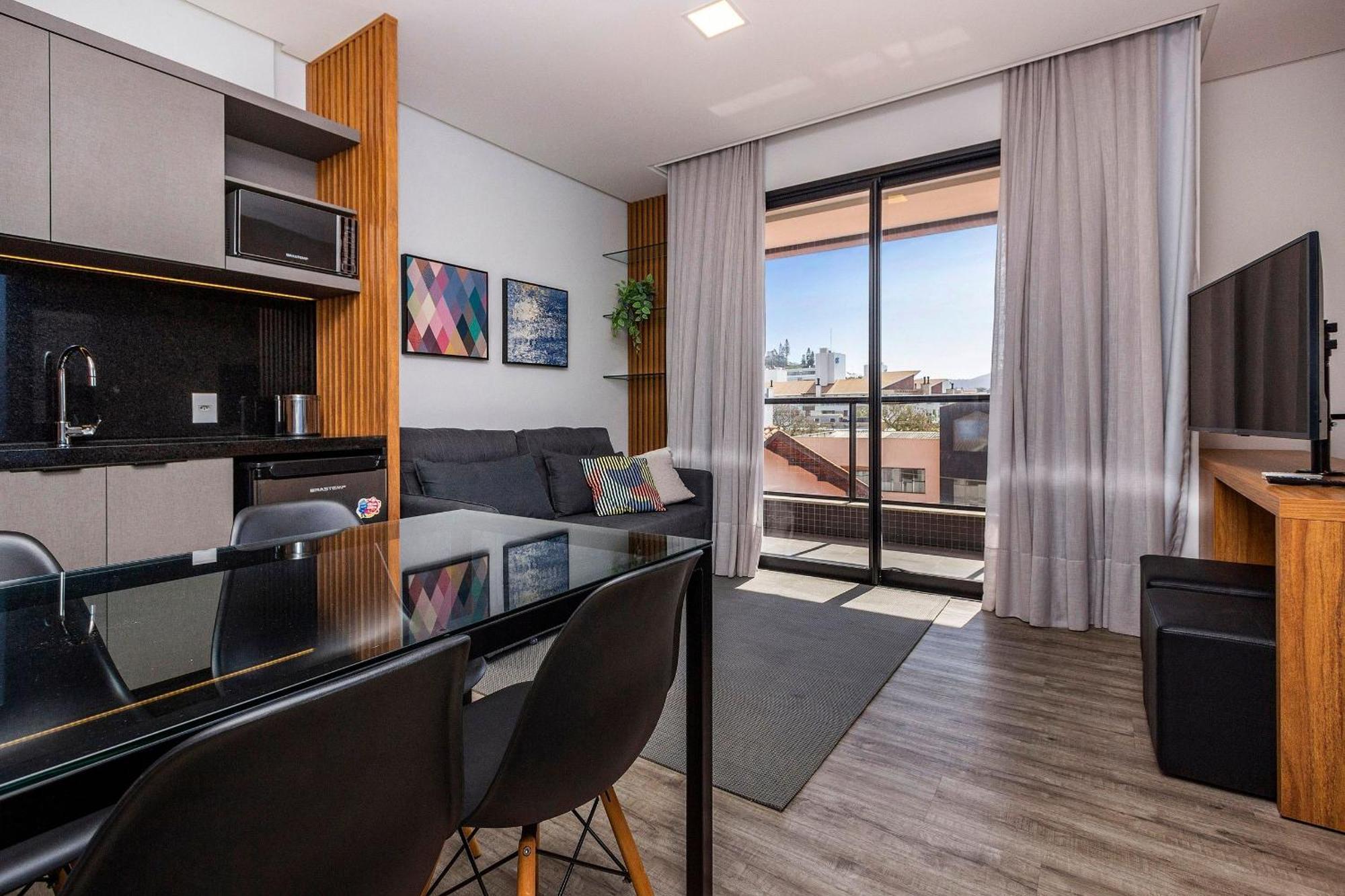Aion Suites 205 - Lindo Apartamento Com Vista Para O Mar, A 60M Da Praia De Bombinhas, Com Piscina E Academia No Rooftop. Dış mekan fotoğraf